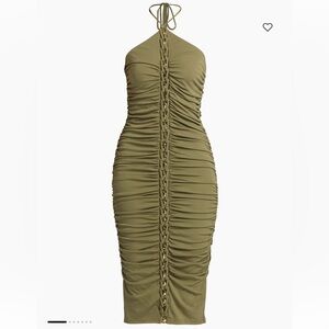 NWT - CULT GAIA
Calian knot-detail dress Olive Size Small